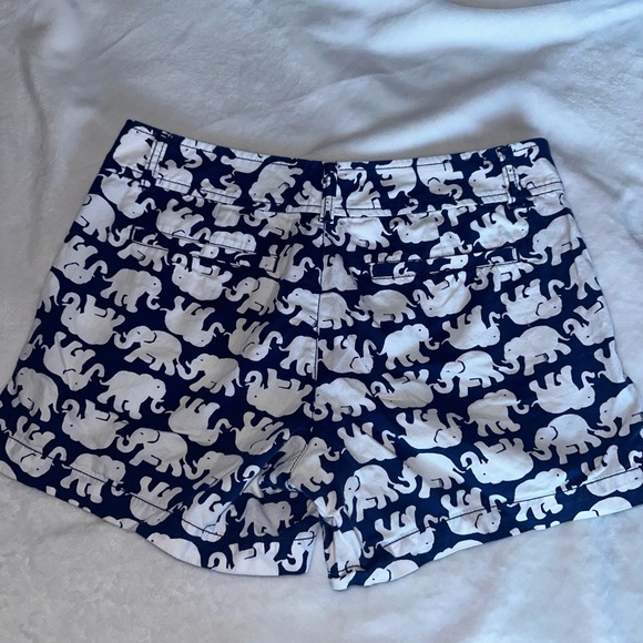Lilly Pulitzer Callahan Short in Navy and White Tusk in Sun Print — Size 4 - Picture 4 of 5